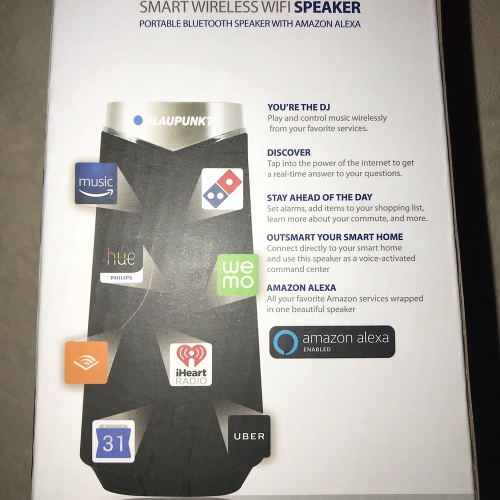 Blaupunkt Tower wireless Bluetooth speaker NEW Awesome Sound!!!! Electronics !!! - Picture 5 of 5